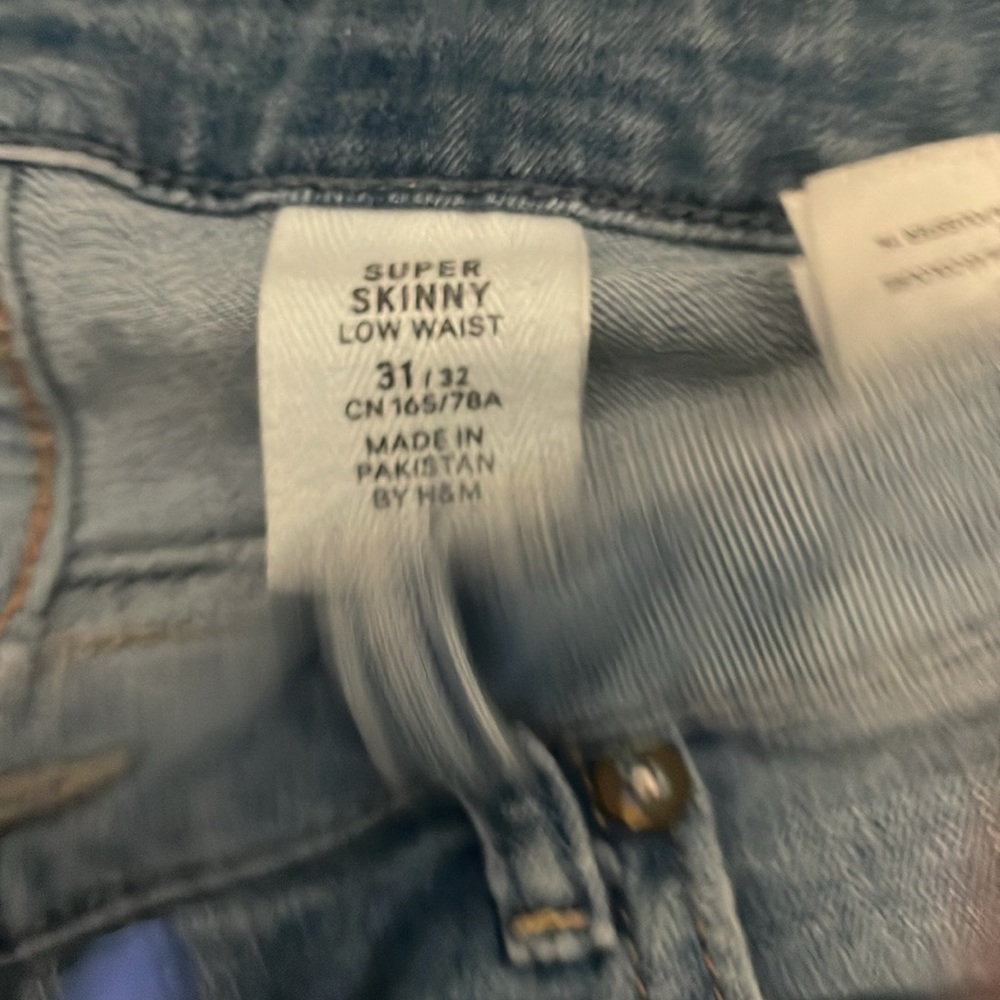 Super Skinny Jeans size 31/31 - Picture 2 of 4